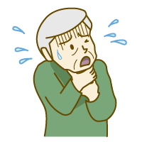 呼吸困難のイメージ